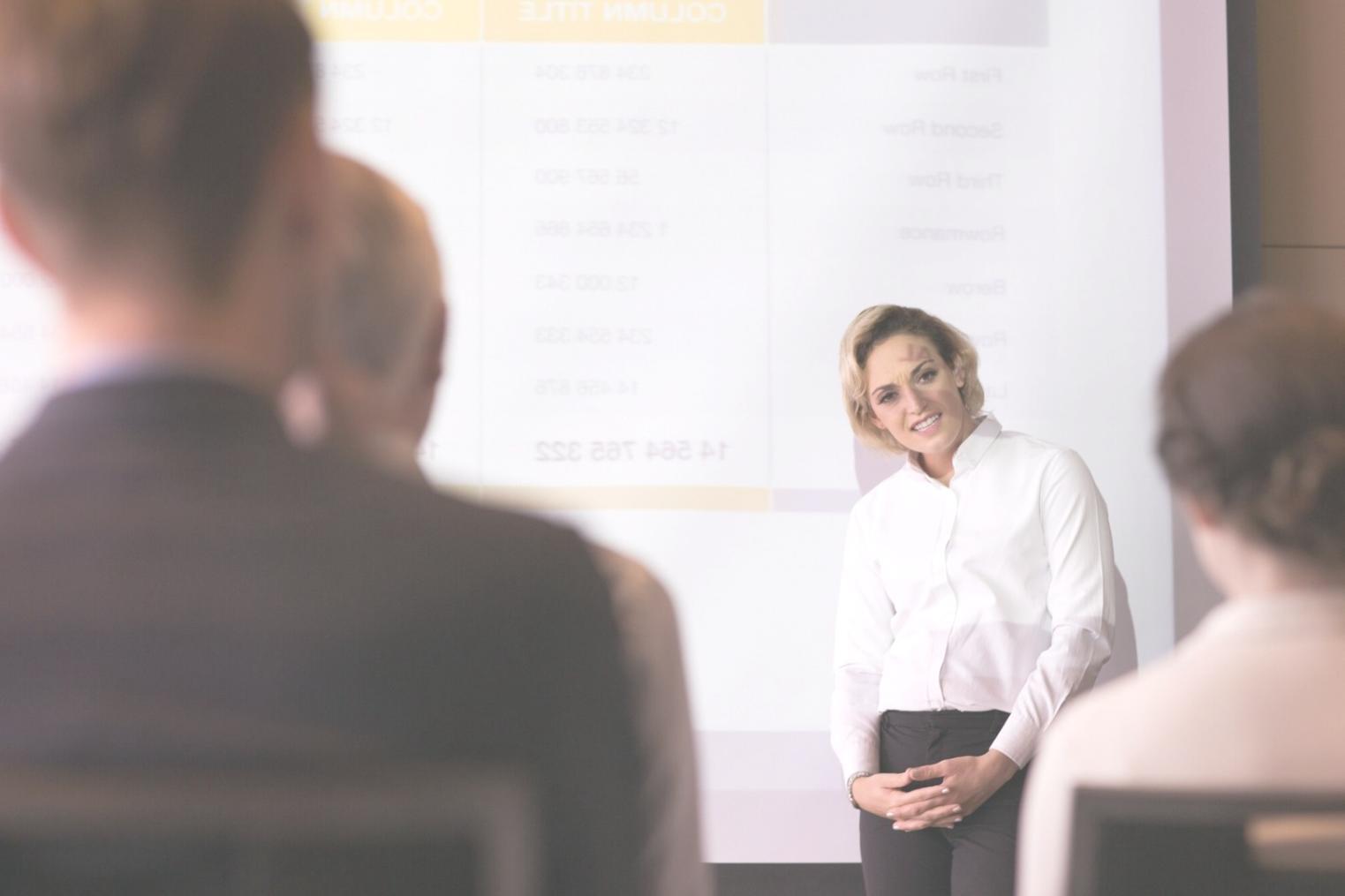 Corporate finance presentation and analysis materials